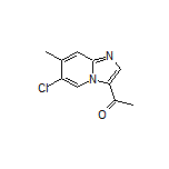 3-乙酰基-6-氯-7-甲基咪唑并[1,2-a]吡啶