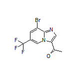 3-乙酰基-8-溴-6-(三氟甲基)咪唑并[1,2-a]吡啶