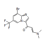 (E)-1-[8-溴-6-(三氟甲基)咪唑并[1,2-a]吡啶-3-基]-3-(二甲氨基)丙-2-烯-1-酮
