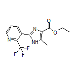 5-甲基-2-[2-(三氟甲基)-3-吡啶基]-1H-咪唑-4-甲酸乙酯