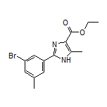 2-(3-溴-5-甲基苯基)-5-甲基-1H-咪唑-4-甲酸乙酯