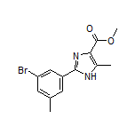 2-(3-溴-5-甲基苯基)-5-甲基-1H-咪唑-4-甲酸甲酯