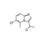 3-乙酰基-6-氯-5-甲基咪唑并[1,2-a]吡啶