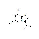 3-乙酰基-8-溴-6-氯咪唑并[1,2-a]吡啶