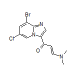 (E)-1-(8-溴-6-氯咪唑并[1,2-a]吡啶-3-基)-3-(二甲氨基)丙-2-烯-1-酮