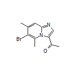 3-乙酰基-6-溴-5,7-二甲基咪唑并[1,2-a]吡啶