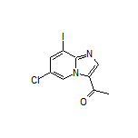 3-乙酰基-6-氯-8-碘咪唑并[1,2-a]吡啶