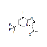3-乙酰基-8-碘-6-(三氟甲基)咪唑并[1,2-a]吡啶