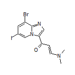 (E)-1-(8-溴-6-碘咪唑并[1,2-a]吡啶-3-基)-3-(二甲氨基)丙-2-烯-1-酮