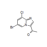 3-乙酰基-6-溴-8-氯咪唑并[1,2-a]吡啶