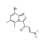 (E)-1-(8-溴-5,6-二甲基咪唑并[1,2-a]吡啶-3-基)-3-(二基氨基)丙-2-烯-1-酮