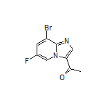 3-乙酰基-8-溴-6-氟咪唑并[1,2-a]吡啶
