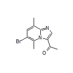 3-乙酰基-6-溴-5,8-二甲基咪唑并[1,2-a]吡啶