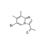 3-乙酰基-6-溴-7,8-二甲基咪唑并[1,2-a]吡啶