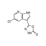 5-(5-氯-7-氮杂吲哚-3-基)-1,3,4-噁二唑-2(3H)-酮