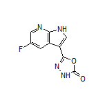 5-(5-氟-7-氮杂吲哚-3-基)-1,3,4-噁二唑-2(3H)-酮