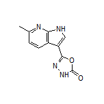5-(6-甲基-7-氮杂吲哚-3-基)-1,3,4-噁二唑-2(3H)-酮