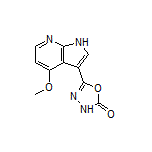 5-(4-甲氧基-7-氮杂吲哚-3-基)-1,3,4-噁二唑-2(3H)-酮