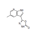 5-(5-甲基-7-氮杂吲哚-3-基)-1,3,4-噁二唑-2(3H)-酮