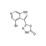 5-(4-溴-6-氮杂吲哚-3-基)-1,3,4-噁二唑-2(3H)-酮