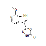 5-(7-甲氧基-6-氮杂吲哚-3-基)-1,3,4-噁二唑-2(3H)-酮