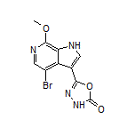 5-(4-溴-7-甲氧基-6-氮杂吲哚-3-基)-1,3,4-噁二唑-2(3H)-酮