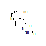 5-(4-甲基-5-氮杂吲哚-3-基)-1,3,4-噁二唑-2(3H)-酮