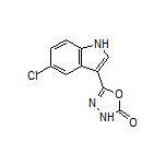 5-(5-氯-3-吲哚基)-1,3,4-噁二唑-2(3H)-酮