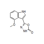 5-(4-甲氧基-3-吲哚基)-1,3,4-噁二唑-2(3H)-酮