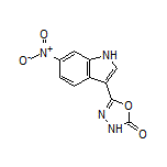 5-(6-硝基-3-吲哚基)-1,3,4-噁二唑-2(3H)-酮