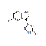 5-(5-氟-3-吲哚基)-1,3,4-噁二唑-2(3H)-酮