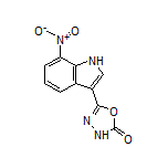 5-(7-硝基-3-吲哚基)-1,3,4-噁二唑-2(3H)-酮