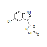5-(5-溴-3-吲哚基)-1,3,4-噁二唑-2(3H)-酮