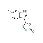 5-(6-甲基-3-吲哚基)-1,3,4-噁二唑-2(3H)-酮
