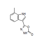 5-(7-甲基-3-吲哚基)-1,3,4-噁二唑-2(3H)-酮