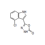 5-(4-氯-3-吲哚基)-1,3,4-噁二唑-2(3H)-酮