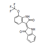 (Z)-7’-(三氟甲氧基)-[2,3’-联吲哚啉亚基]-2’,3-二酮