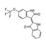 (Z)-6’-(三氟甲氧基)-[2,3’-联吲哚啉亚基]-2’,3-二酮