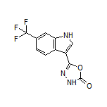 5-[6-(三氟甲基)-3-吲哚基]-1,3,4-噁二唑-2(3H)-酮