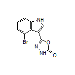 5-(4-溴-3-吲哚基)-1,3,4-噁二唑-2(3H)-酮