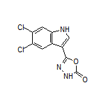 5-(5,6-二氯-3-吲哚基)-1,3,4-噁二唑-2(3H)-酮
