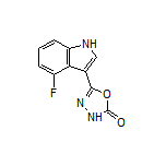 5-(4-氟-3-吲哚基)-1,3,4-噁二唑-2(3H)-酮