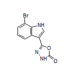 5-(7-溴-3-吲哚基)-1,3,4-噁二唑-2(3H)-酮