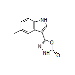 5-(5-甲基-3-吲哚基)-1,3,4-噁二唑-2(3H)-酮