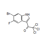 1-(6-溴-5-氟-3-吲哚基)-2,2,2-三氯乙酮