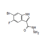 6-溴-5-氟吲哚-3-甲酰肼