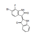 (Z)-6’-溴-7’-氟-[2,3’-联吲哚啉亚基]-2’,3-二酮