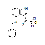 1-[4-(苄氧基)-3-吲哚基]-2,2,2-三氯乙酮