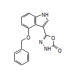 5-[4-(苄氧基)-3-吲哚基]-1,3,4-噁二唑-2(3H)-酮