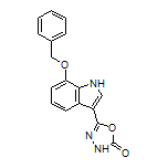 5-[7-(苄氧基)-3-吲哚基]-1,3,4-噁二唑-2(3H)-酮